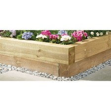Decorative Timber Garden Sleeper 100 x 150 x 1200mm Pressure Treated Wood