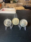 1964 Kennedy 50c Half Dollar Coin Lot 3 Piece Collection 90% Silver
