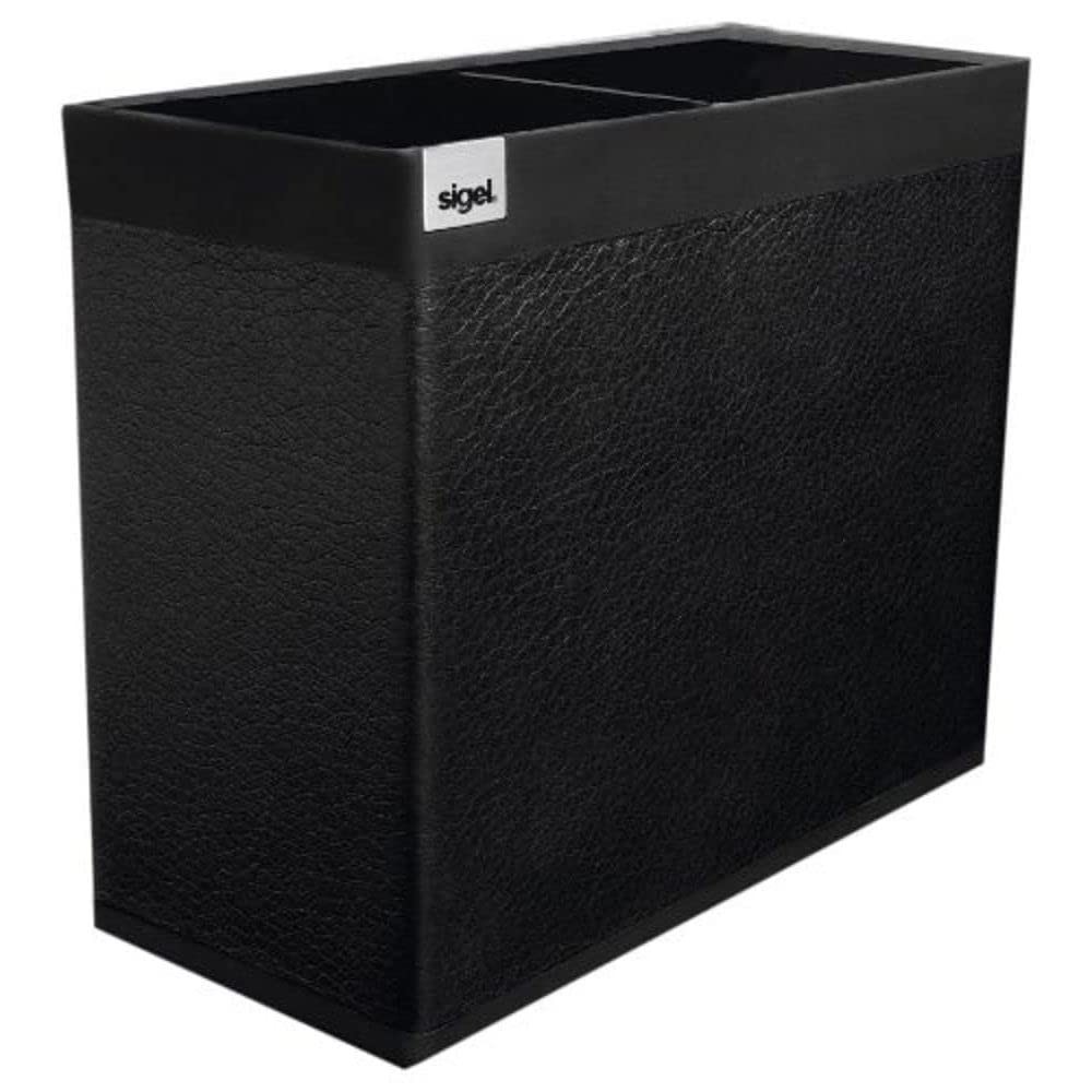 SIGEL SA535 Pencil Cup imitation leather 13 x 107 cm Black 18290₽