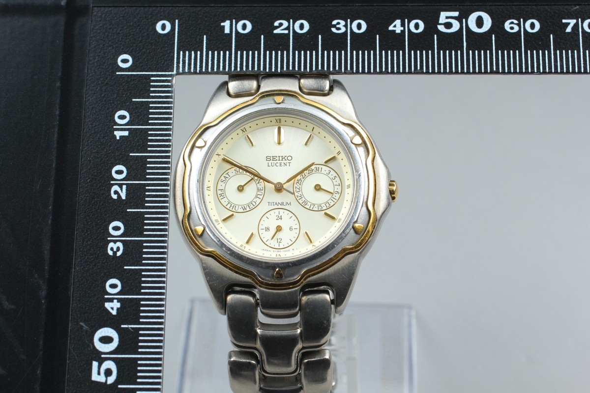 E377 SEIKO セイコー ルーセント 5Y89 SEIKO腕時計 シルバー 