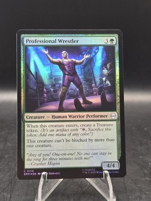 Professional Wrestler #0110 Foil Marvel's Spider-Man MTG NM