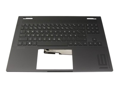 HP Omen 16-xf0000 original Tastatur inkl. Topcase DE (deutsch) schwarz/schwarz m
