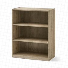 Mainstays 3-Shelf Bookcase with Adjustable Shelves