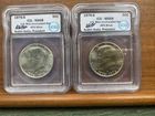 1976 S Kennedy Bicentennial Half Dollar 50 Cents ICG MS68, Lot of 2 Silver