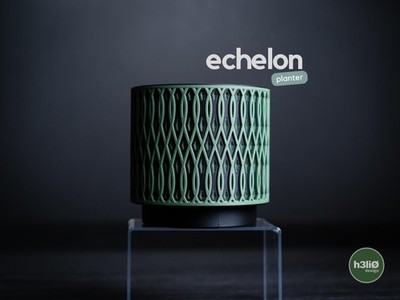 echelon planter | Moderner 3D Druck Blumentopf | Ornamental Übertopf | Design