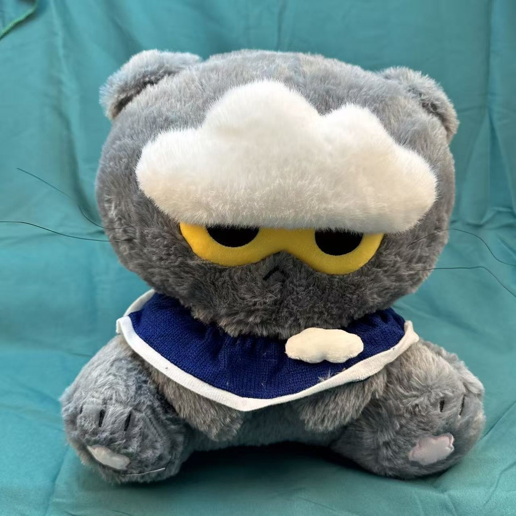 30cm Kpop Idol G-DRAGON ZO&FRIENDS Plush Doll ZOA Grey Cat Stuffed