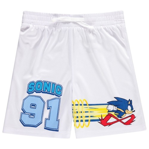 Boys Sonic The Hedgehog Basketball Jersey Shirt and Shorts Clothing Set-... - Picture 6 of 18
