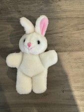 Russ Small White Plush Bunny