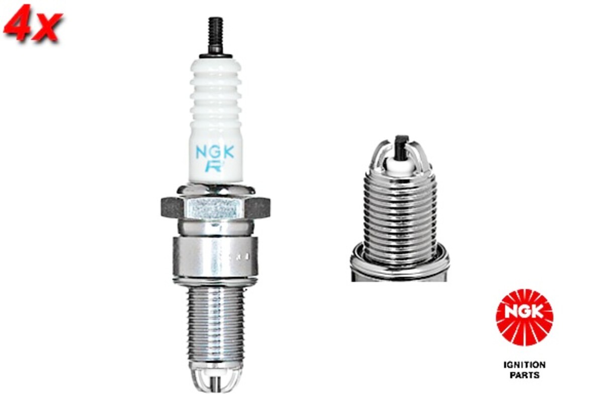 NGK 4x Spark Plug For AUDI 100 Avant 80 SEAT Toledo I VW Golf 78-93 101000036AC