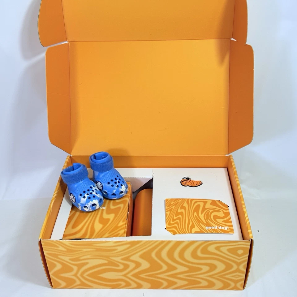 Bark Crocs Pet Dog Boots Shoes Blue Size Small w/ Original Box - Image 1 of 4