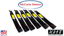 6 REPL XHT HD USA BLADES HUSTLER 797696 601124 54" RAPTOR SD FASTRAK X B1HS1008