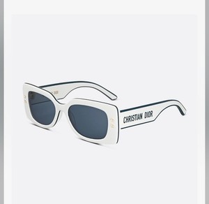 Dior サングラス Dior Glossy 1 ホワイト Dior Christian Dior Glossy 1 N5A02 White Sunglasses + Case