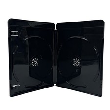PREMIUM GLOSSY Black 4K Blu-Ray Double Cases 11MM Lot