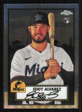 2021 Topps Chrome Platinum Anniversary #135 Eddy Alvarez RC