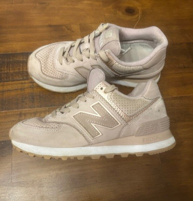 New Balance Encap Pink Rose 574 Sneaker Walking Running WL574NBM Women 5 - SPOTS
