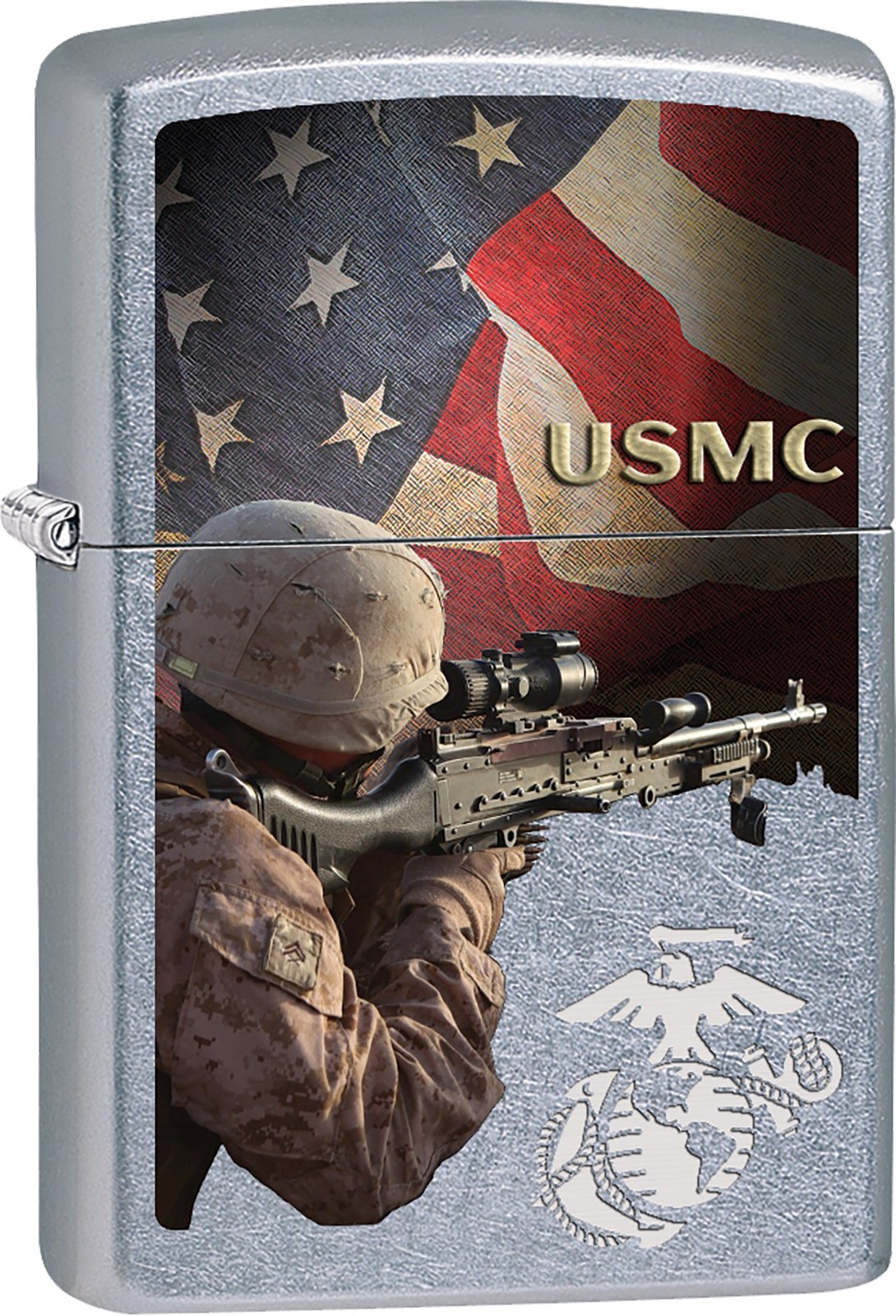Zippo Lighter- Personalized Engrave for U.S. Marine Corps USMC Sniper #Z625