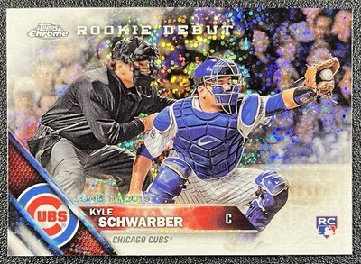 2016 Topps Chrome Kyle Schwarber Rookie RC #HMT49 Sparkle Refractor