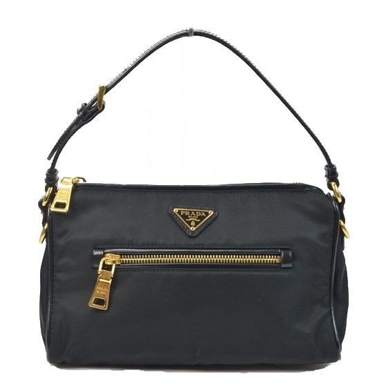 Prada Black Nylon Re-Edition Shoulder Bag