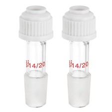 14/20 Distillation Thermometer Measurements, White, 2 Pcs, 7.2mm / 0.28"