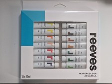 Reeves Watercolour Paint Set - 18 Tubes X 12ml 8493264.