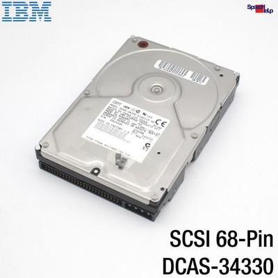 4.3GB IBM DCAS-34330 4330MB 50-PIN SCSI HDD FESTPLATTE HARD DISK 09J1035