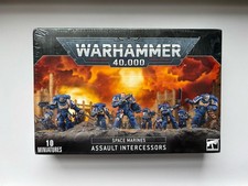 Games Worksshop Warhammer 40K Assault Intercessors Kit of 10 Miniatures NIB