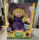 Cabbage Patch Kids Vintage Kids Girl Doll Blonde Yarn Hair Blue Eyes NIB