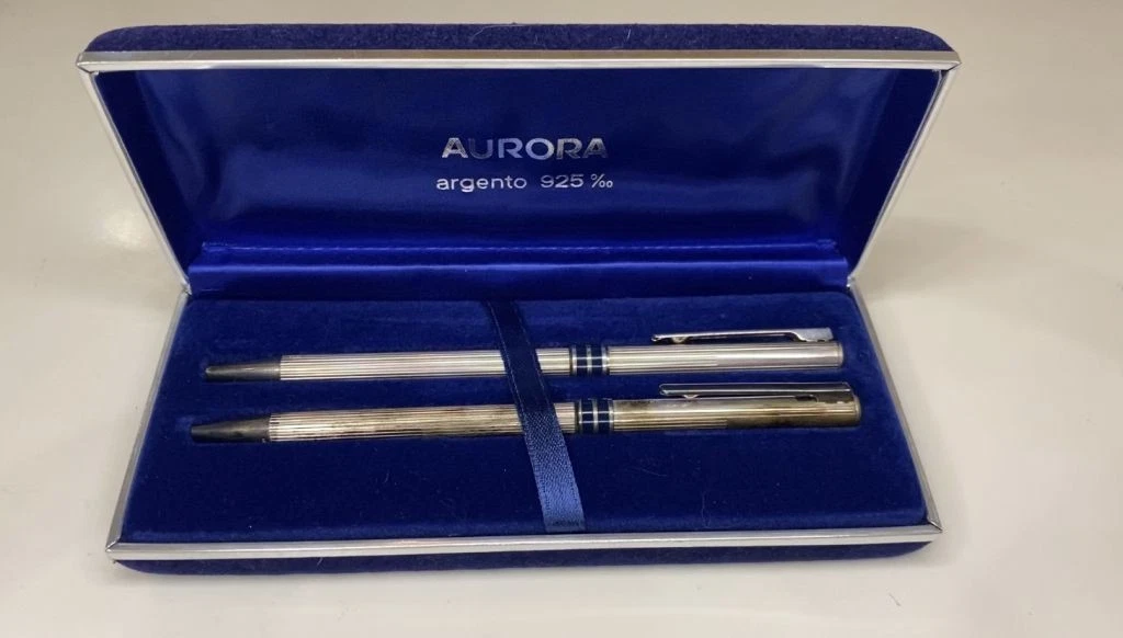 Sterling Silver Collectible Aurora Fountain Pens for sale | eBay