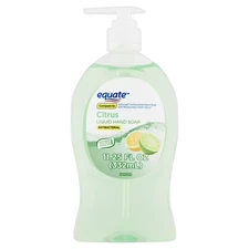 Equate Citrus Antibacterial Liquid Hand Soap, All Purpose, 11.25 fl oz