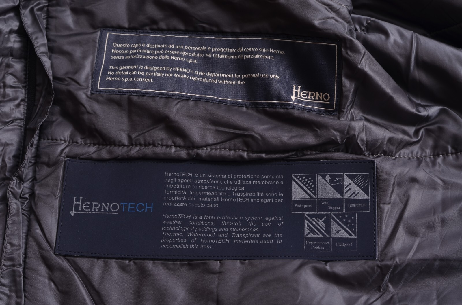 HERNO Liner Down Coat Layered Down Jacket Down Co… - image 10