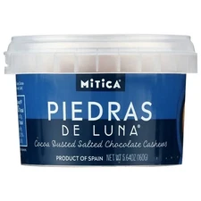 Mitica Piedras De Luna Cashews - Case of Twelve 5.6 Oz Mini Tubs