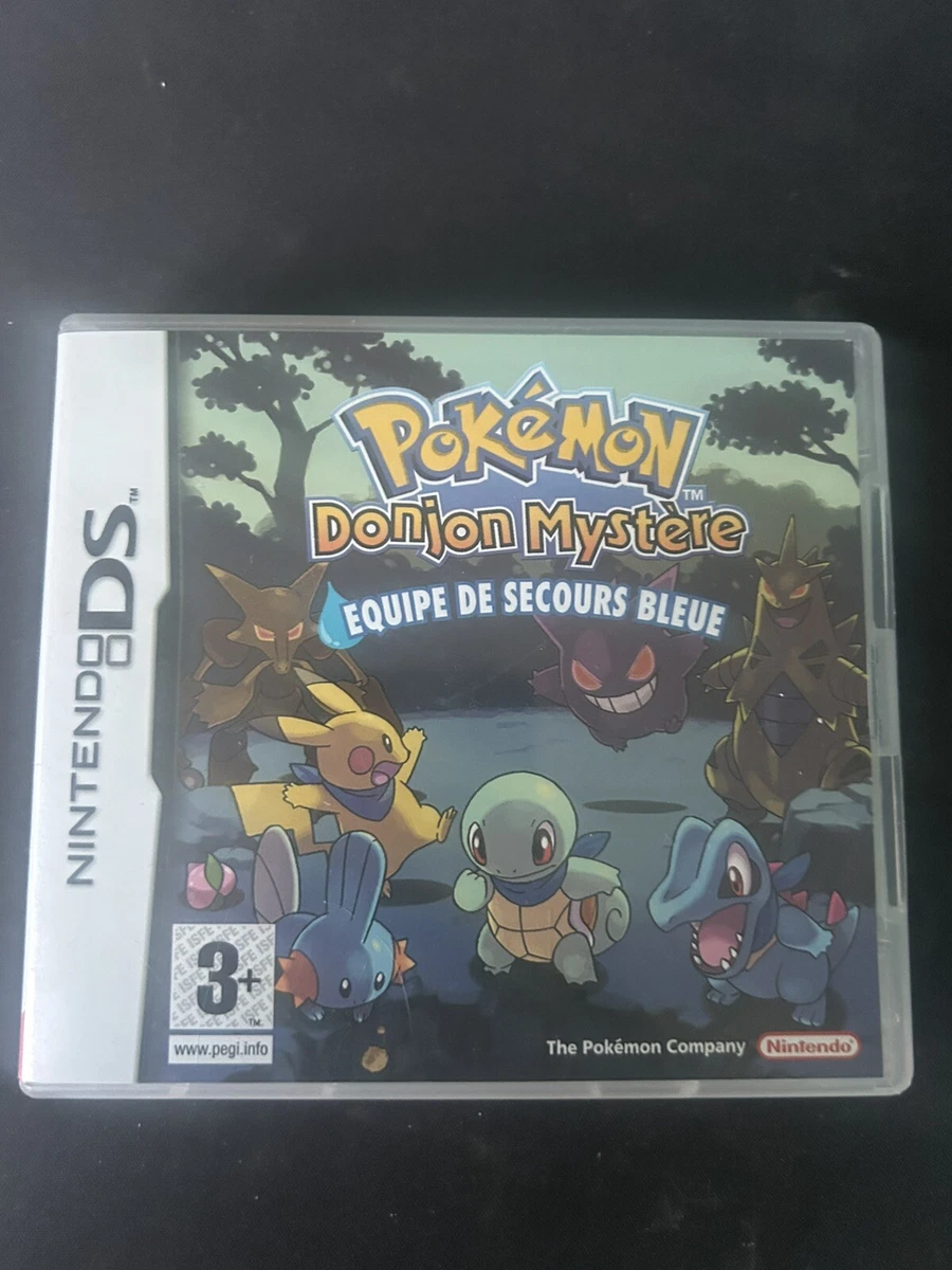 POKÉMON DONJON MYSTÈRE Équipe De Secours Bleue Complet Nintendo Ds Pal Fra Cib EUR 6,50