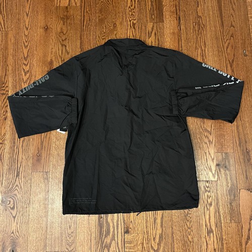 NWT Supra x Call Of Duty Black Opps Snap Windbreaker Coaches Jacket Black Men XL - Picture 7 of 14