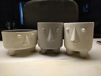 half pot planter Angkor/Blue Half Round Ceramic Wall Planter