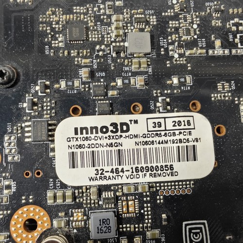 Inno3D GTX 1060 6GB Graphics Card - Working, No Accessories, Scratched - Picture 2 of 10