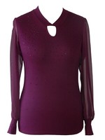 Gerry Weber Bluse Gr. 46 Damenbluse Hemdbluse Blusenshirt Chiffonbluse Tunika