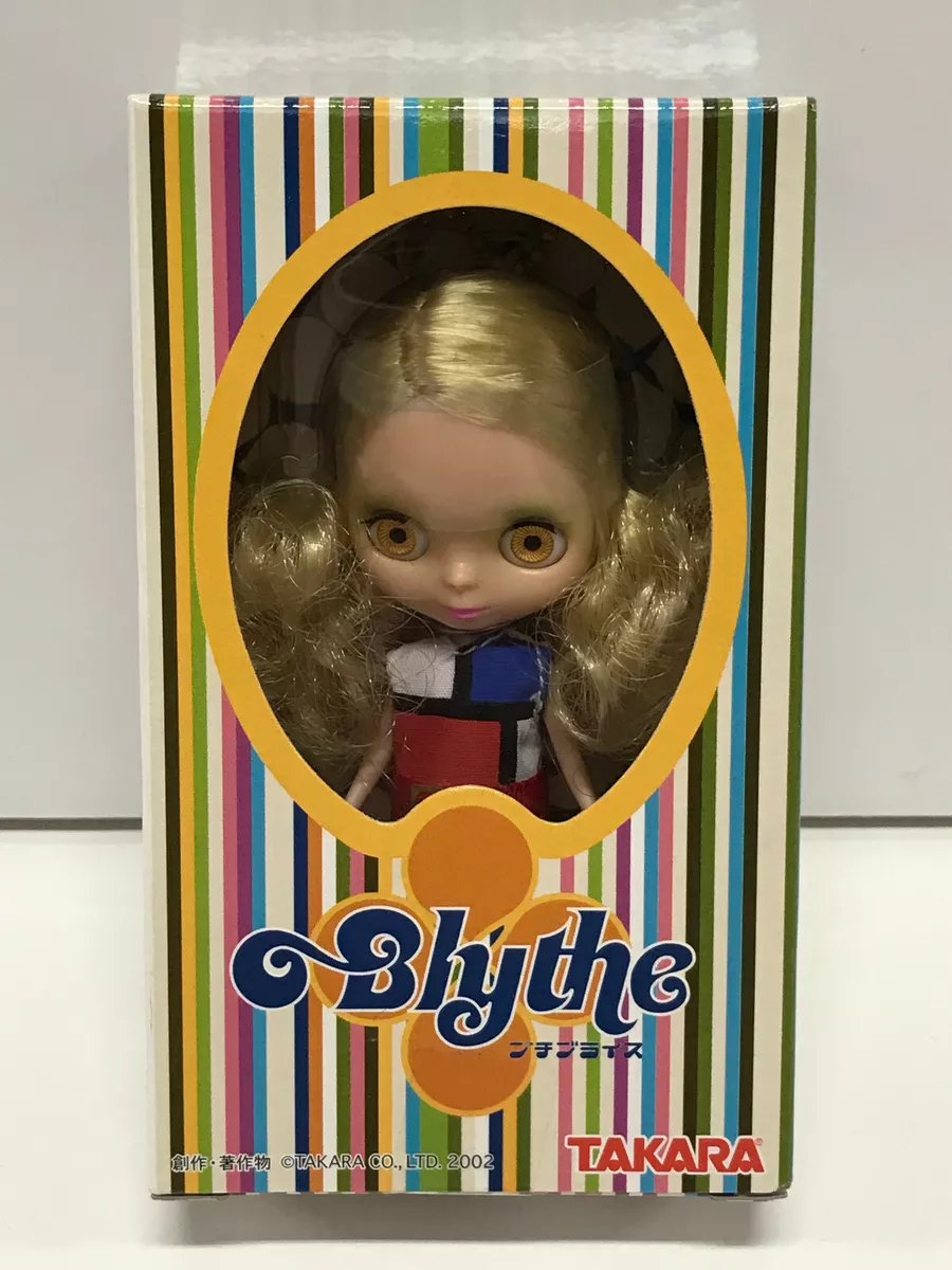 Petite Blythe PBL04 Mondrian Fashion doll blonde hair Takara Tomy NRFB New