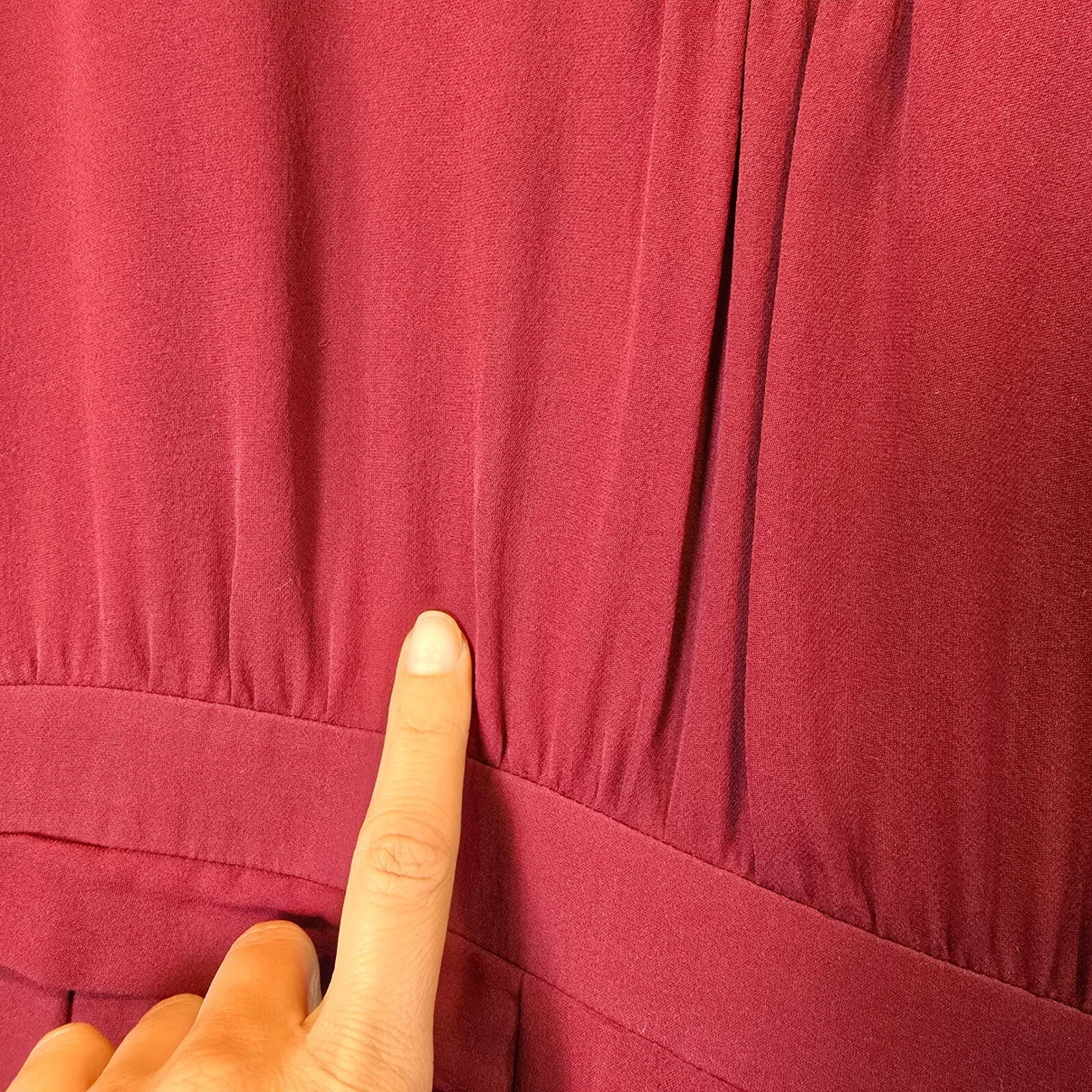 Abito Tory Burch manica lunga seta donna 4 marrone