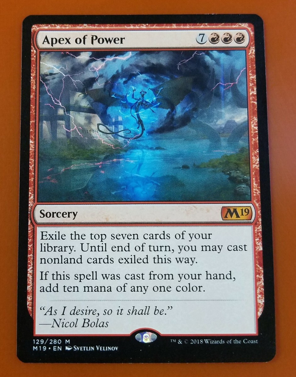 1x Apex of Power | M19 Core Set 2019 | MTG Magic Cards | eBay 1x Apex of Power | M19 Core Set 2019 | MTG Magic Cards | eBay