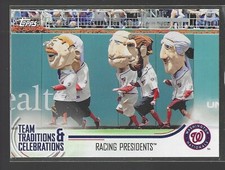 Racing Presidents 2018 Topps Opening Day Team Traditions and Celebrations #TTCPR