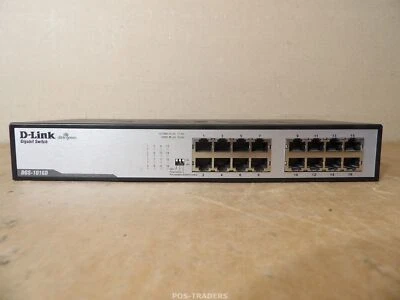 Commutateur Ethernet de bureau non géré Gigabit 16 ports D-Link DGS-1016D - E... - Photo 1/4