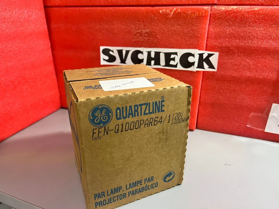 GE Quartzline FFN-Q1000 PAR64/1 120V 1000W Mogul Quartz Stage Light Lamp Bulb - Image 2 of 4