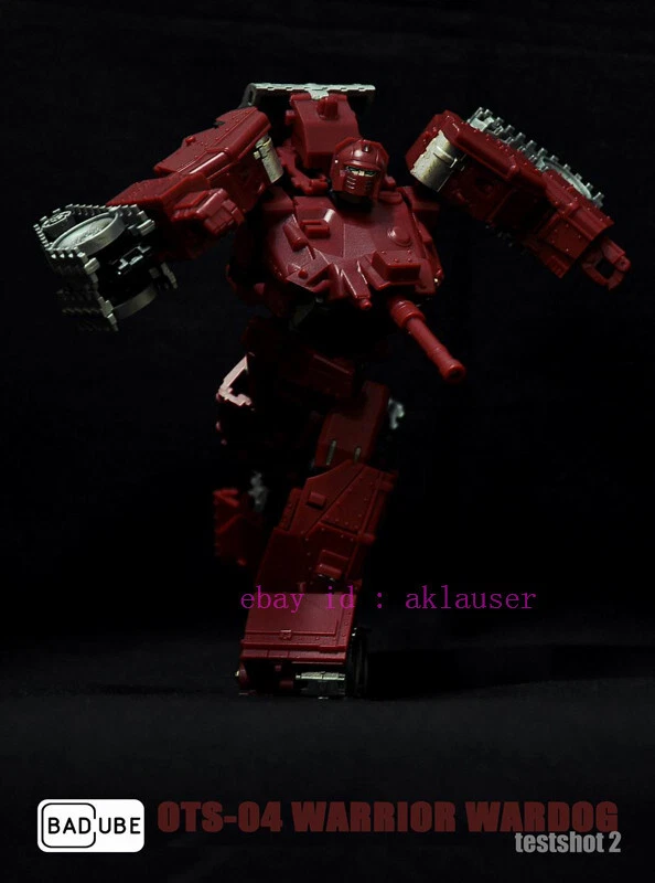 Perfect New Badcube Warpath Ots-04 Warrior Wardog Action Figure Model Stock - Image 2 of 4