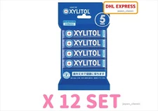 LOTTE XYLITOL GUM FRESH MINT 21g (14 PIECES) 5-PACK X 12 SET