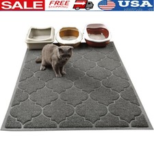 XL Cat Litter Mat Durable Easy Clean Soft Mats Paws Non Toxic Super Size New