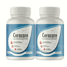 2-Pack Ceracare Blood Support for Energy and Weight Management - 120 Capsules