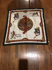 Celtic Irish Scarf Inspired by The Book of Kells With Green Trim Polyester 27" — photo 9