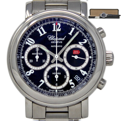Chopard Mille Miglia Titanium 16/8331 39mm Black Rubber Box/2YEARRWARANTY #552-1