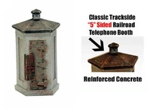Trackside RAILROAD TELEPHONE HO Scale Finished Trackside 1 Telephone Structure