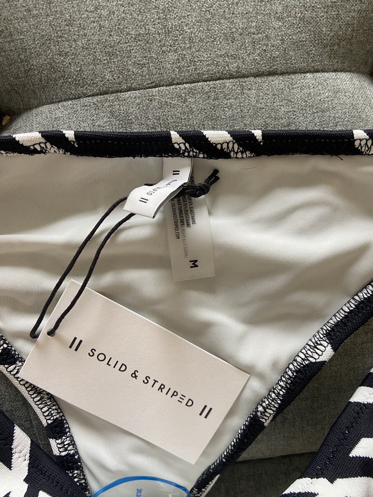 Solid & Striped Houndstooth Printed Bikini - image 7